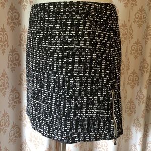 Topshop mini skirt with side zippers 8
